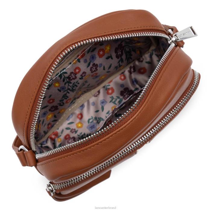 mulheres Lancaster Paris conhaque melodia suave da bolsa repórter RBF44014