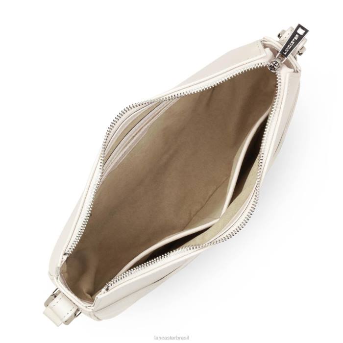 mulheres Lancaster Paris cru bolsa meia lua suave ace RBF4414