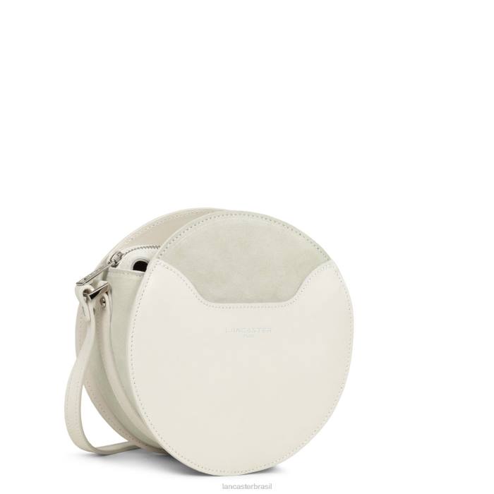 mulheres Lancaster Paris cru bolsa redonda lisa lune RBF44339