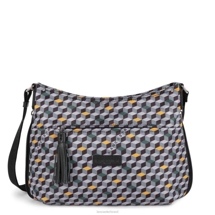 mulheres Lancaster Paris damier 3d bolsa de ombro pompom básica RBF44053