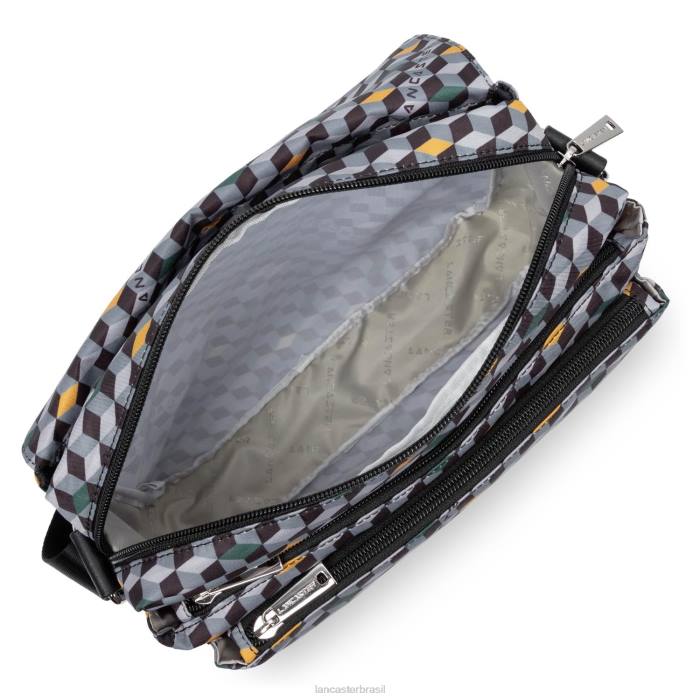 mulheres Lancaster Paris damier 3d bolsa mensageiro esportiva básica RBF44106