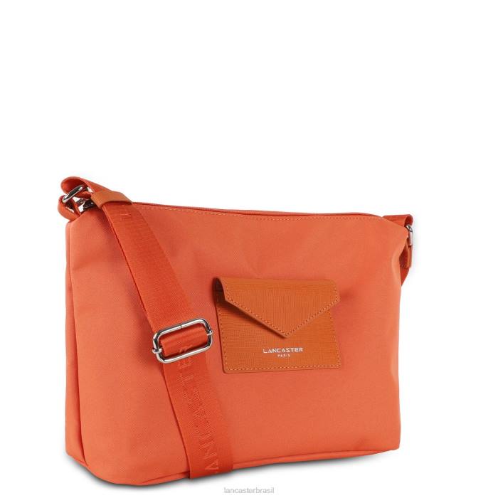 mulheres Lancaster Paris laranja bolsa de ombro inteligente kba RBF43957