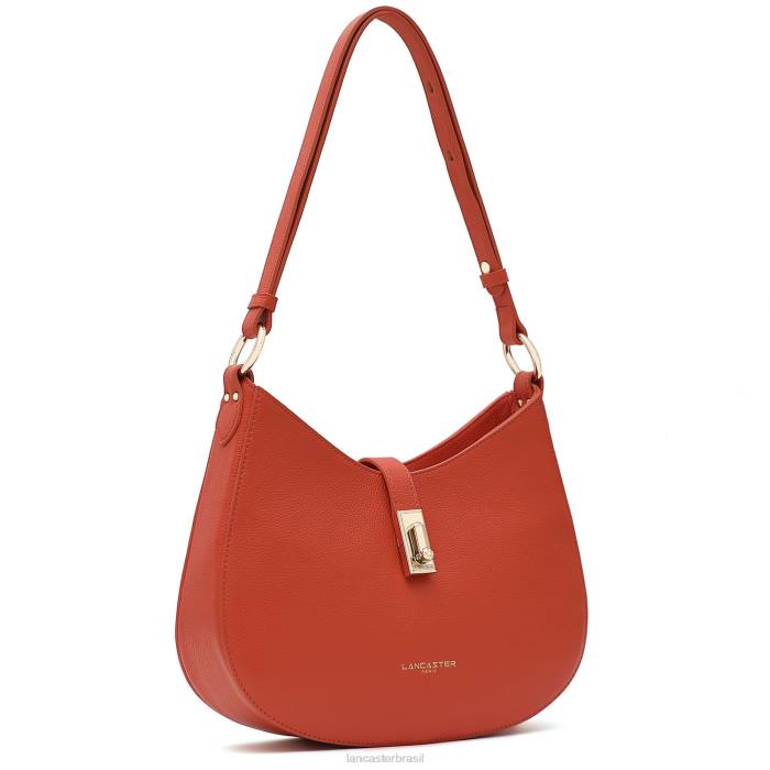 mulheres Lancaster Paris laranja bolsa tiracolo foulonne milano RBF43764