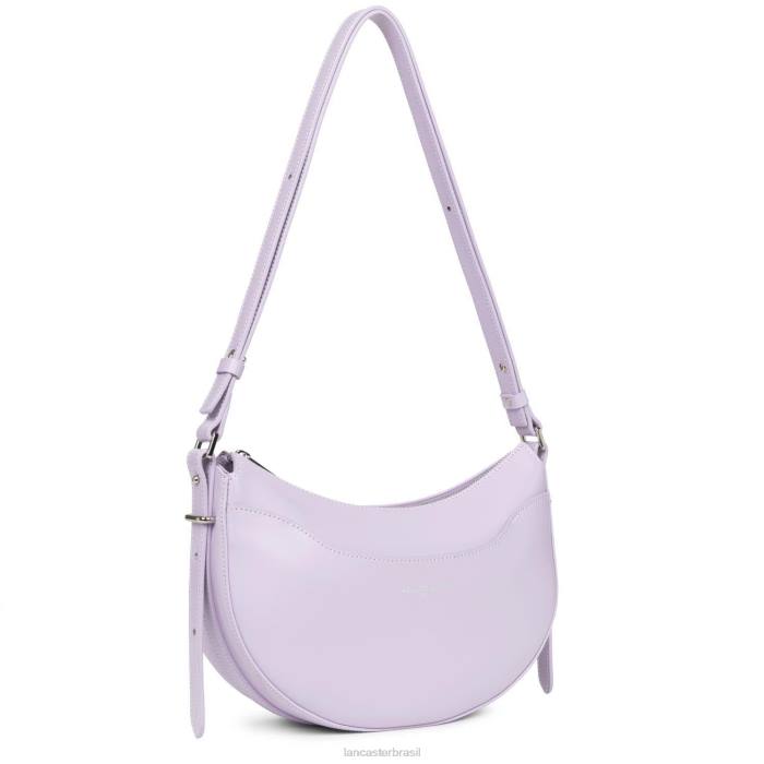 mulheres Lancaster Paris lilas bolsa meia lua suave ace RBF4424