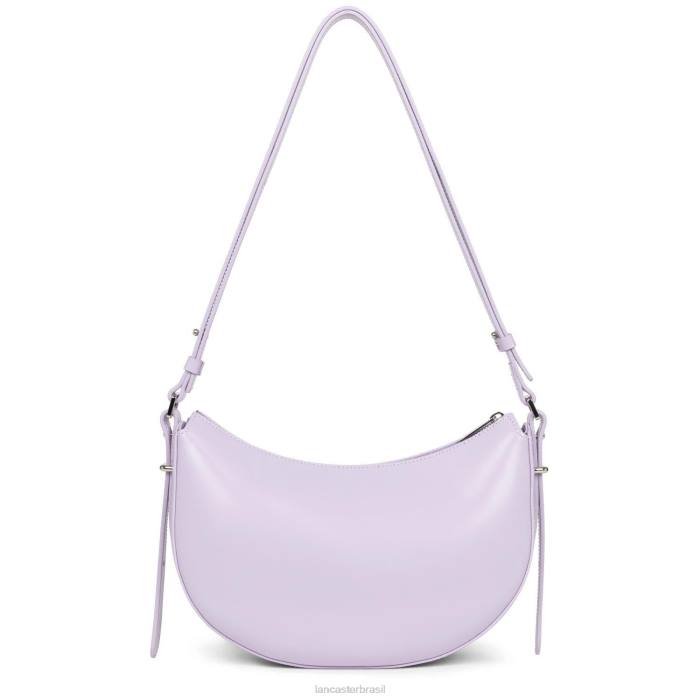 mulheres Lancaster Paris lilas bolsa meia lua suave ace RBF4424