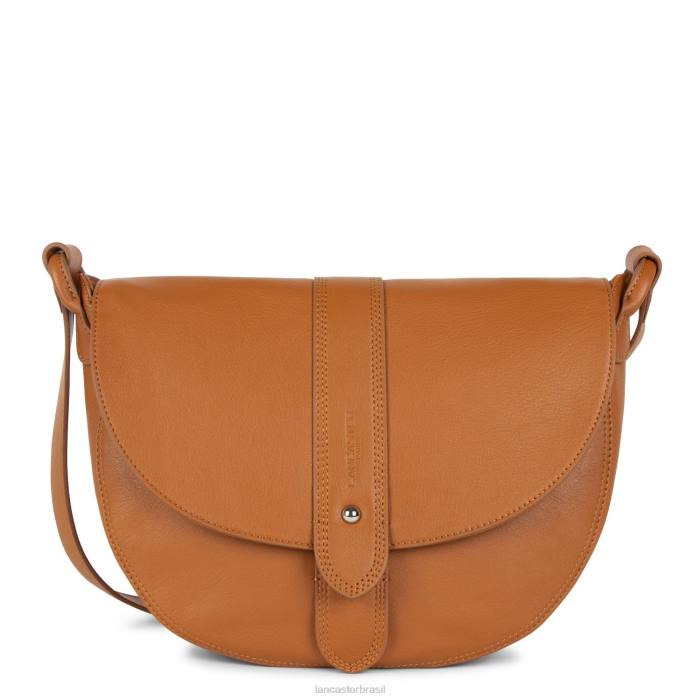 mulheres Lancaster Paris mel bolsa de ombro macia vintage RBF44423