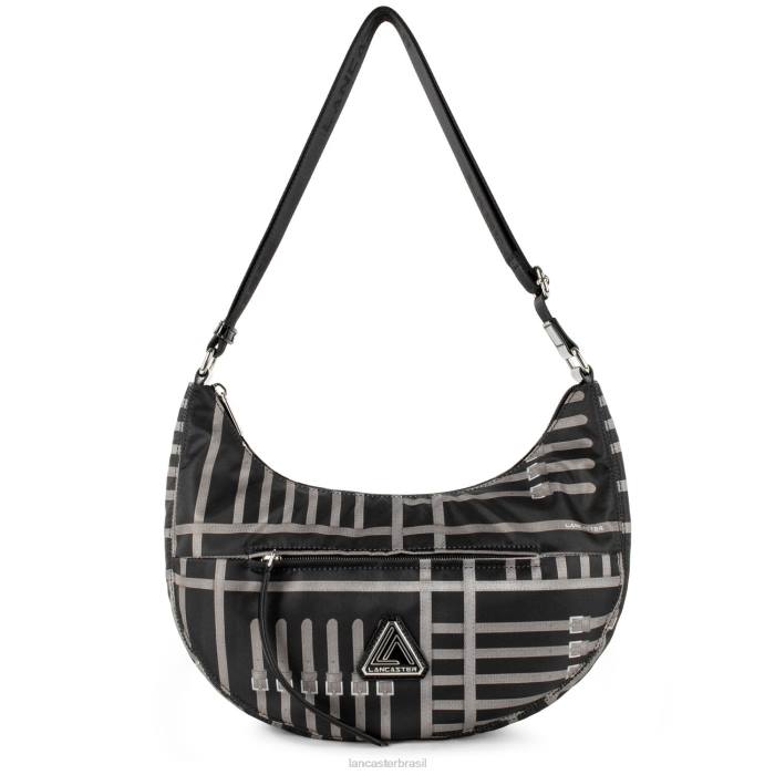 mulheres Lancaster Paris noir-taupe bolsa tiracolo básica verni RBF43041