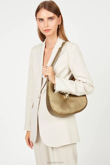 mulheres Lancaster Paris ouro antigo bolsa tiracolo foulonne milano RBF43774