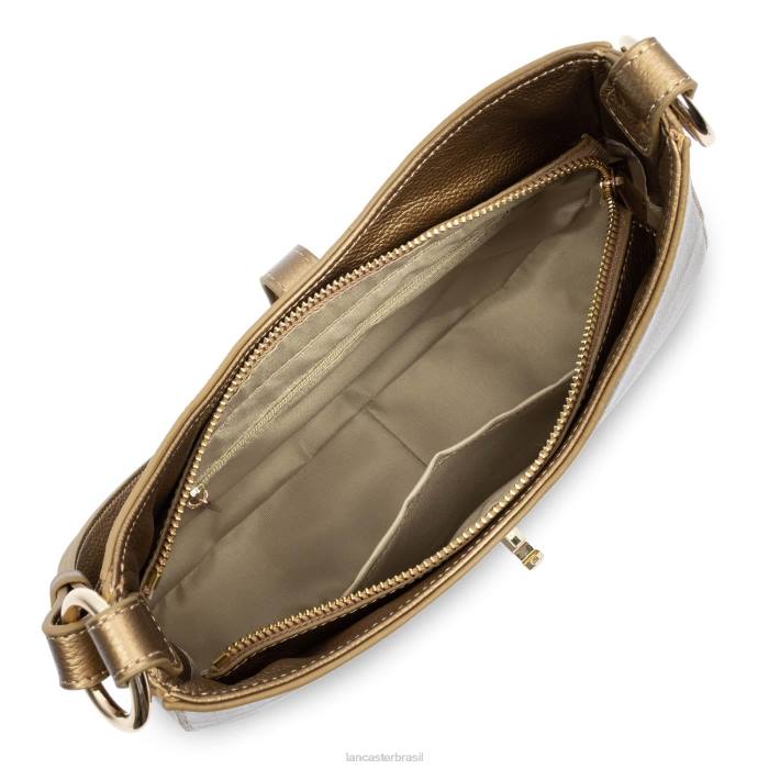 mulheres Lancaster Paris ouro antigo bolsa tiracolo foulonne milano RBF43774