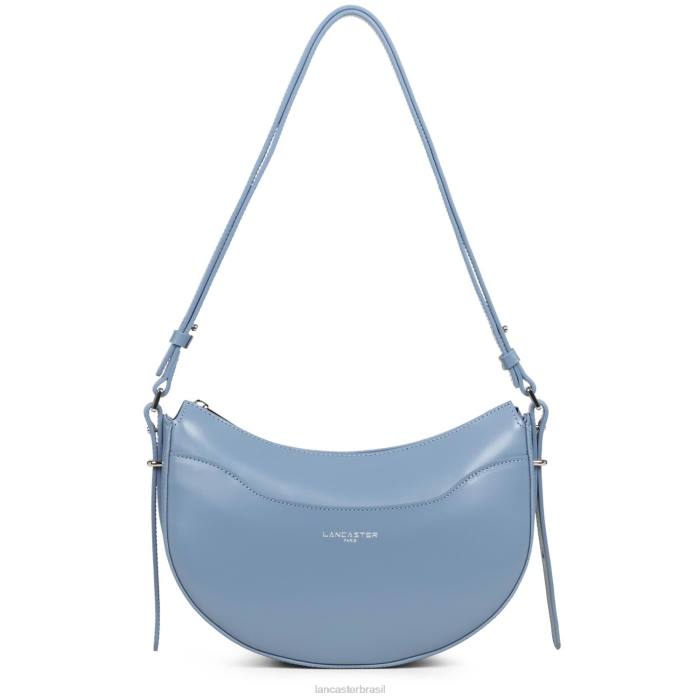 mulheres Lancaster Paris pedra azul bolsa meia lua suave ace RBF4410