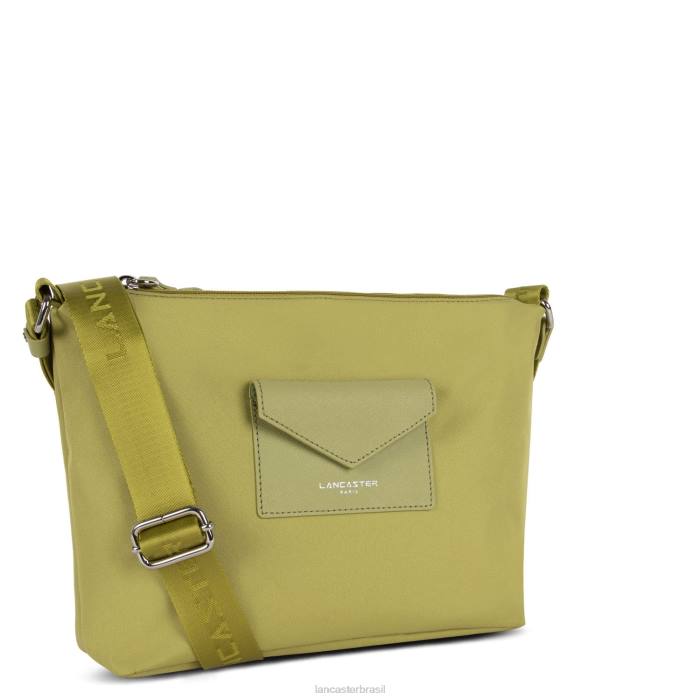 mulheres Lancaster Paris pistache bolsa de ombro inteligente kba RBF43958