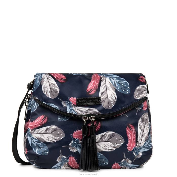 mulheres Lancaster Paris pluma bolsa de ombro pompom básica RBF44039