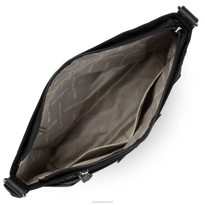 mulheres Lancaster Paris preto bolsa de ombro esporte básico RBF44307