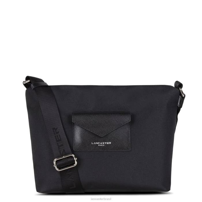 mulheres Lancaster Paris preto bolsa de ombro inteligente kba RBF43956