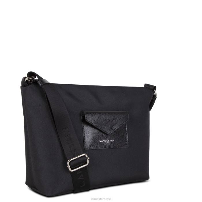 mulheres Lancaster Paris preto bolsa de ombro inteligente kba RBF43956