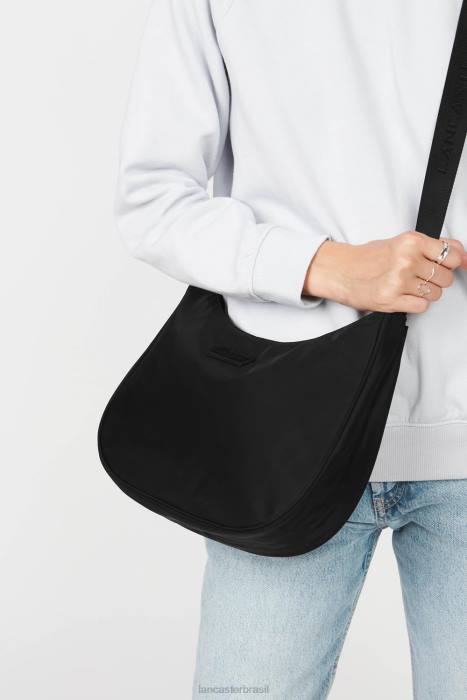 mulheres Lancaster Paris preto bolsa tiracolo básica verni RBF44118
