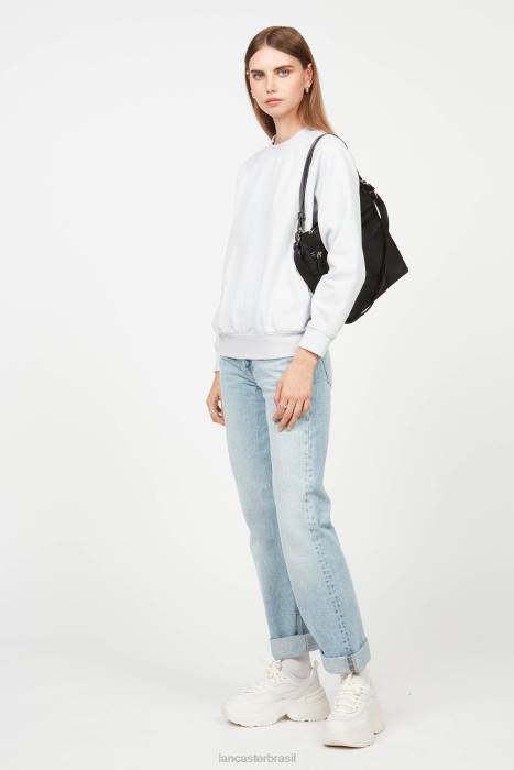 mulheres Lancaster Paris preto bolsa tiracolo básica verni RBF44125