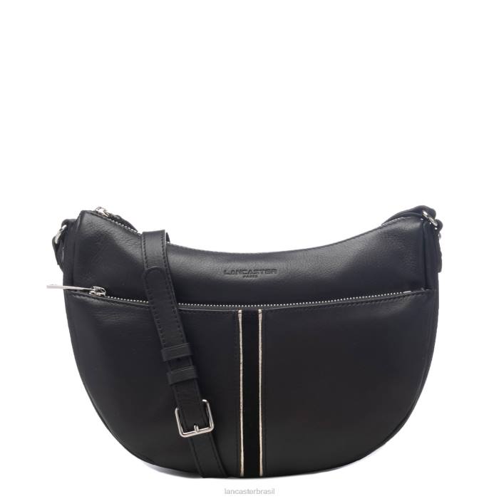 mulheres Lancaster Paris preto m bolsa de ombro melodia suave RBF44021