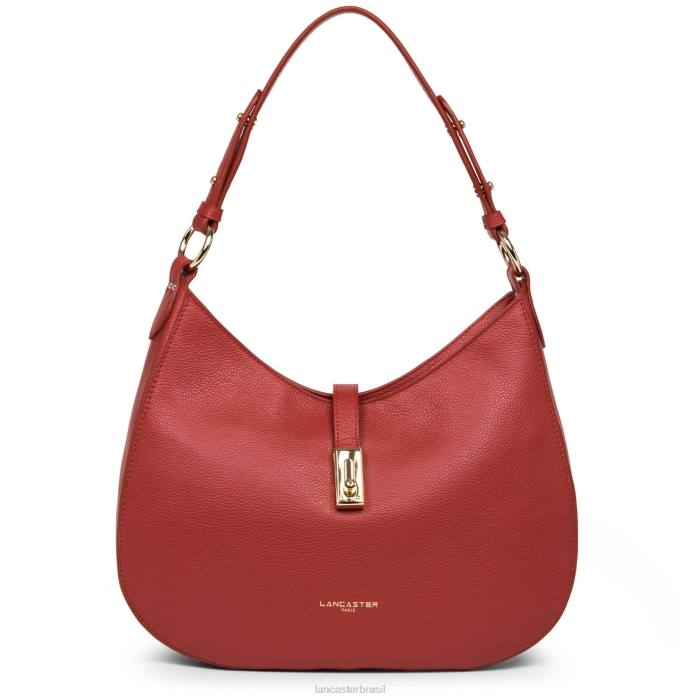 mulheres Lancaster Paris rouge bolsa de ombro grande foulonne milano RBF43748