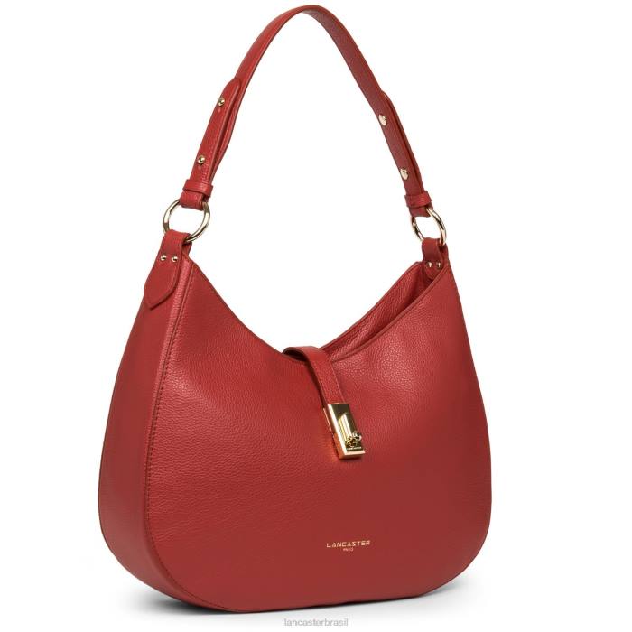 mulheres Lancaster Paris rouge bolsa de ombro grande foulonne milano RBF43748