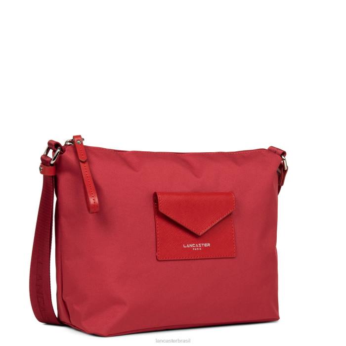 mulheres Lancaster Paris rouge bolsa de ombro inteligente kba RBF43951