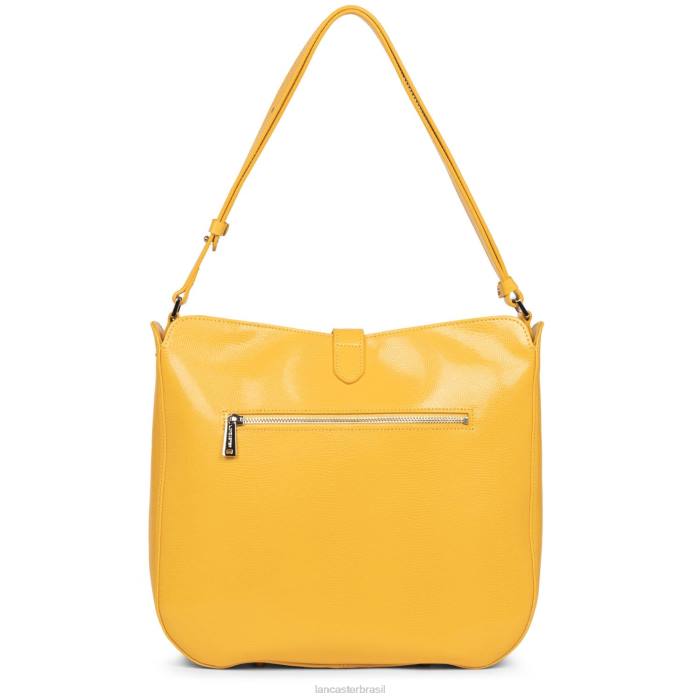 mulheres Lancaster Paris amarelo bolsa hobo lucertola RBF44167