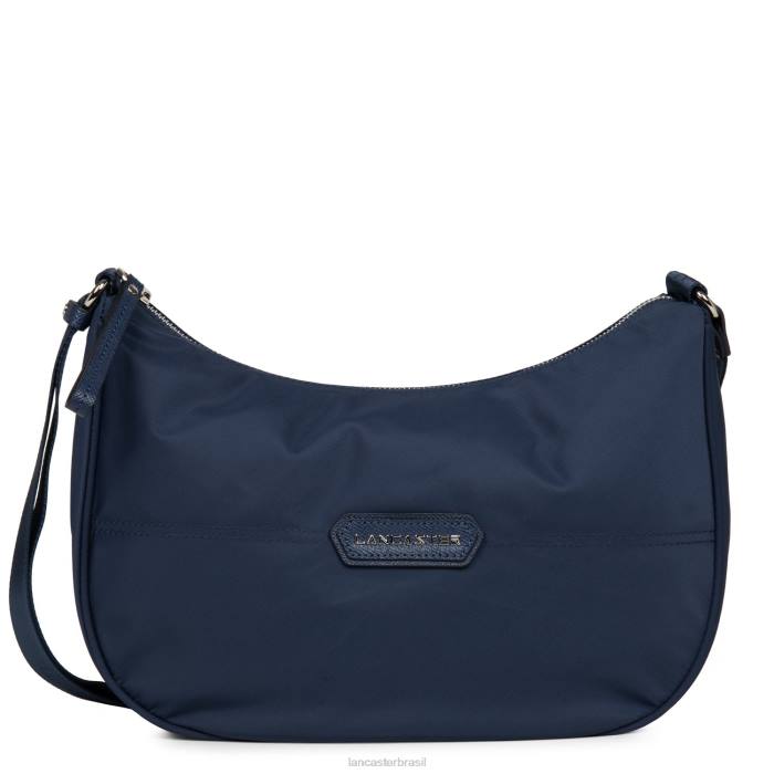 mulheres Lancaster Paris azul fonce bolsa hobo básica premium RBF44078
