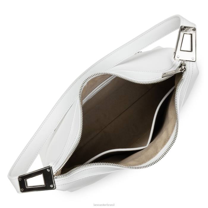 mulheres Lancaster Paris branco bolsa hobo suave ace RBF42442