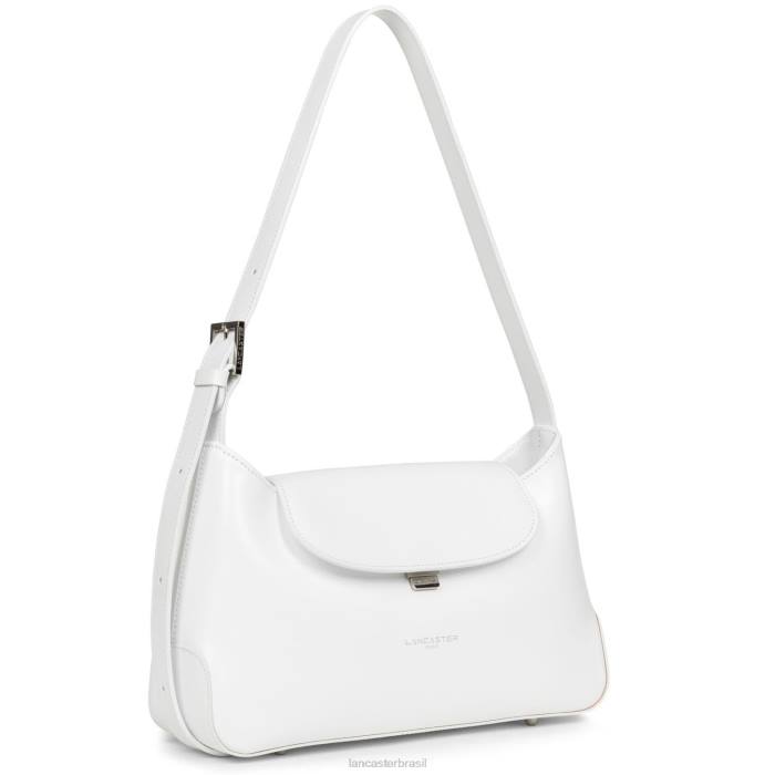 mulheres Lancaster Paris branco bolsa hobo suave ace RBF43210