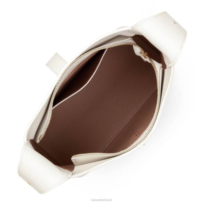 mulheres Lancaster Paris branco casse-in-nu m hobo bag foulonne gancho duplo RBF42957