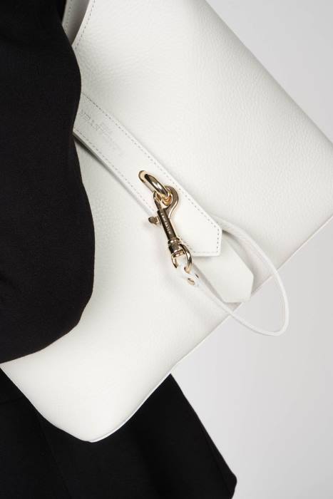 mulheres Lancaster Paris branco casse-in-nu m hobo bag foulonne gancho duplo RBF42957