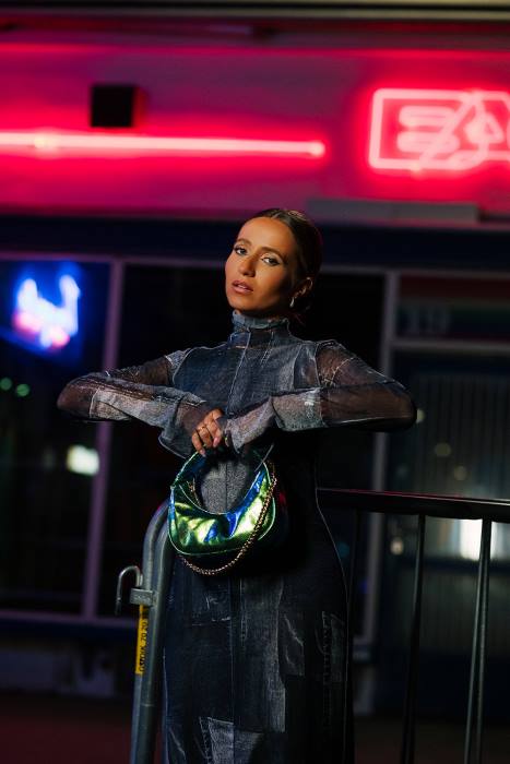 mulheres Lancaster Paris cameleão verde bolsa hobo noholita noite RBF4873