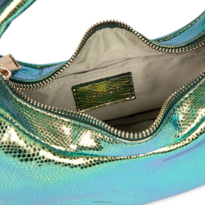 mulheres Lancaster Paris cameleão verde bolsa hobo noholita noite RBF4873