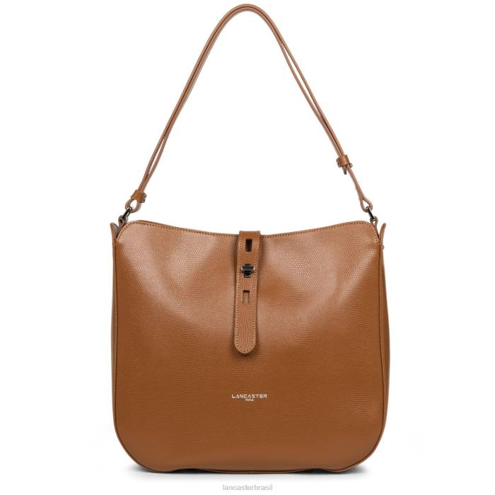 mulheres Lancaster Paris camelo bolsa hobo lucertola RBF44171