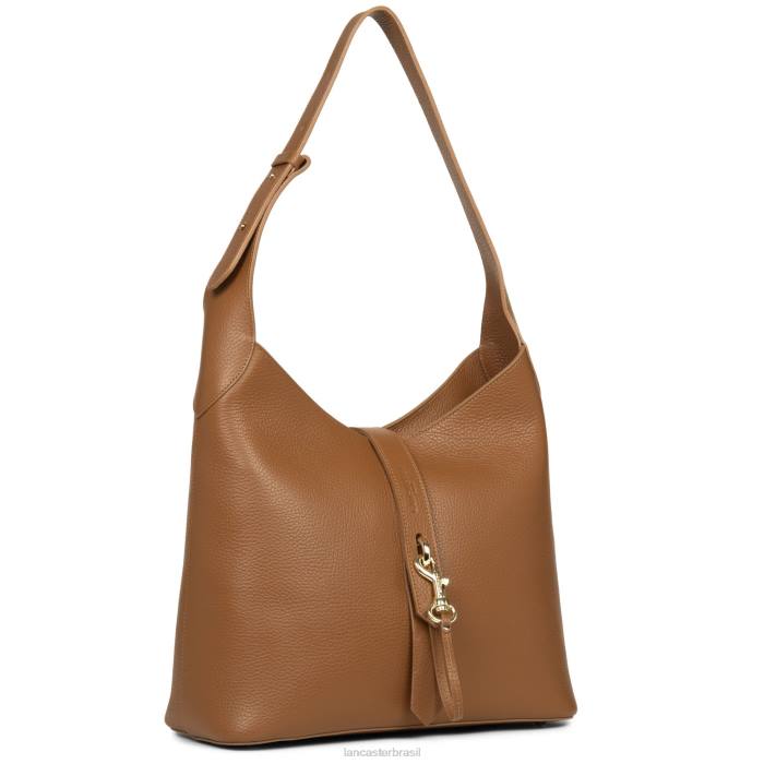 mulheres Lancaster Paris camelo em laranja bolsa hobo grande foulonne gancho duplo RBF42881