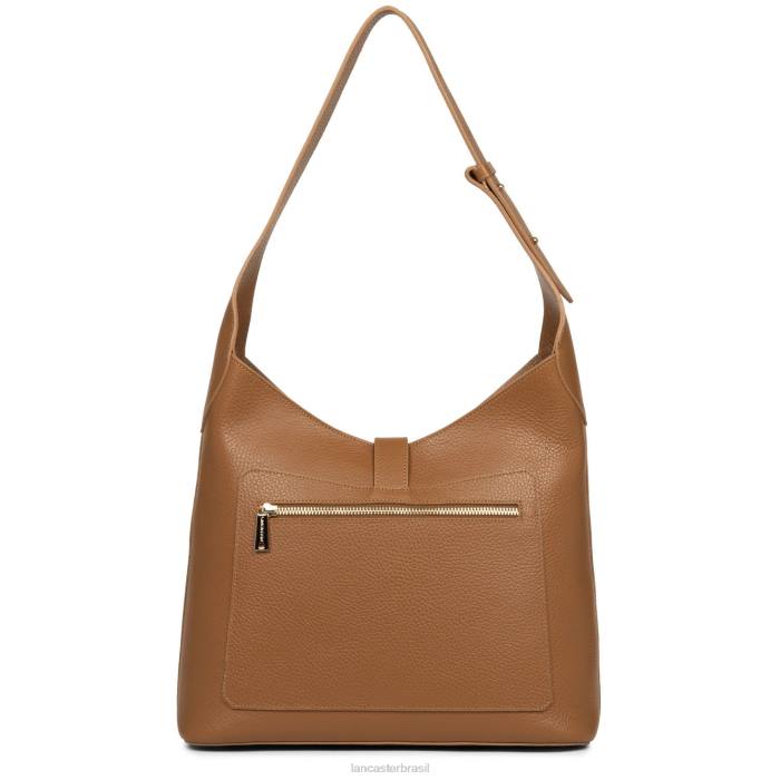 mulheres Lancaster Paris camelo em laranja bolsa hobo grande foulonne gancho duplo RBF42881