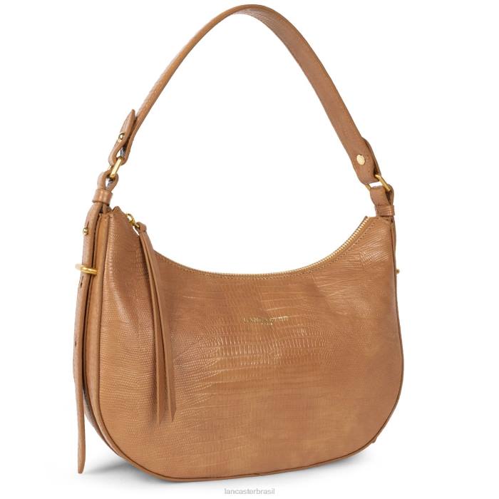 mulheres Lancaster Paris camelo-lezard bolsa m hobo exótica lezard & croco cn RBF43238