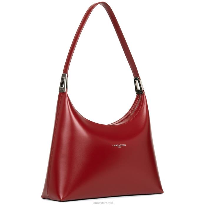 mulheres Lancaster Paris carmim bolsa hobo suave ace RBF42438