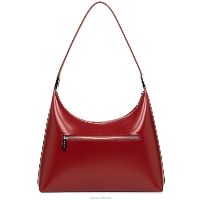mulheres Lancaster Paris carmim bolsa hobo suave ace RBF42438