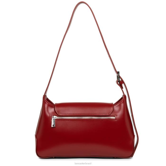 mulheres Lancaster Paris carmim bolsa hobo suave ace RBF43205