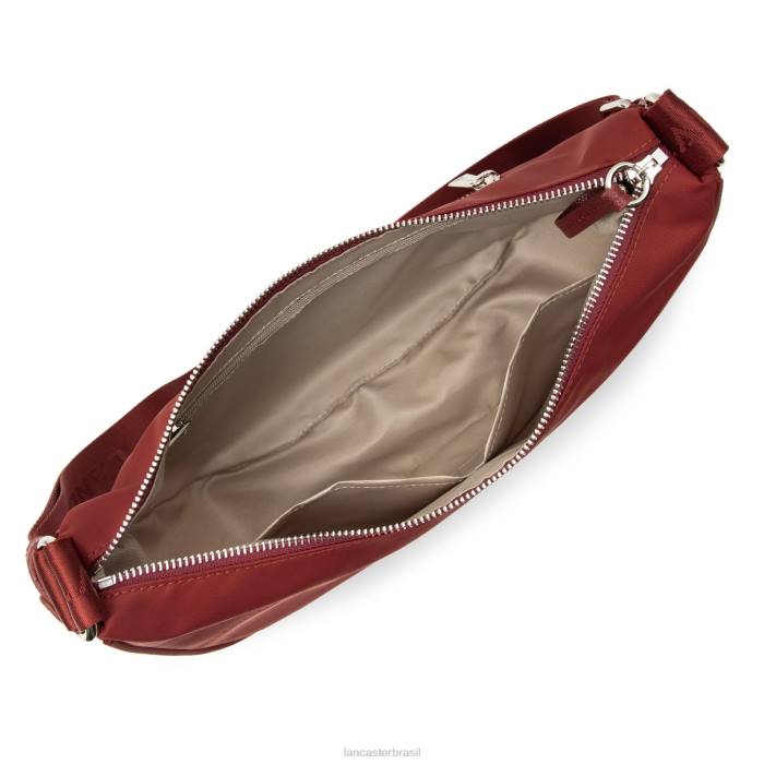 mulheres Lancaster Paris cereja bolsa hobo básica premium RBF44075