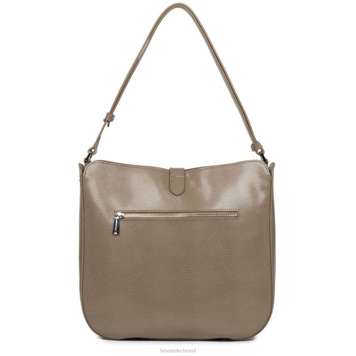 mulheres Lancaster Paris cinza bolsa hobo lucertola RBF44168