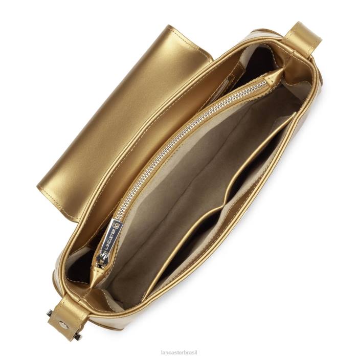 mulheres Lancaster Paris ouro antigo bolsa hobo suave ace RBF43204
