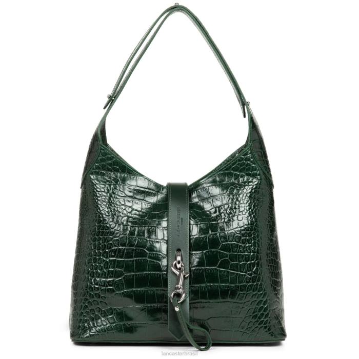 mulheres Lancaster Paris pino vertical bolsa hobo exótica croco fr RBF44419