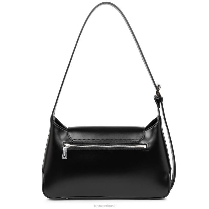 mulheres Lancaster Paris preto bolsa hobo suave ace RBF43209