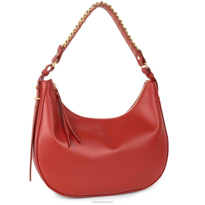 mulheres Lancaster Paris rouge bolsa hobo grande aria RBF43227