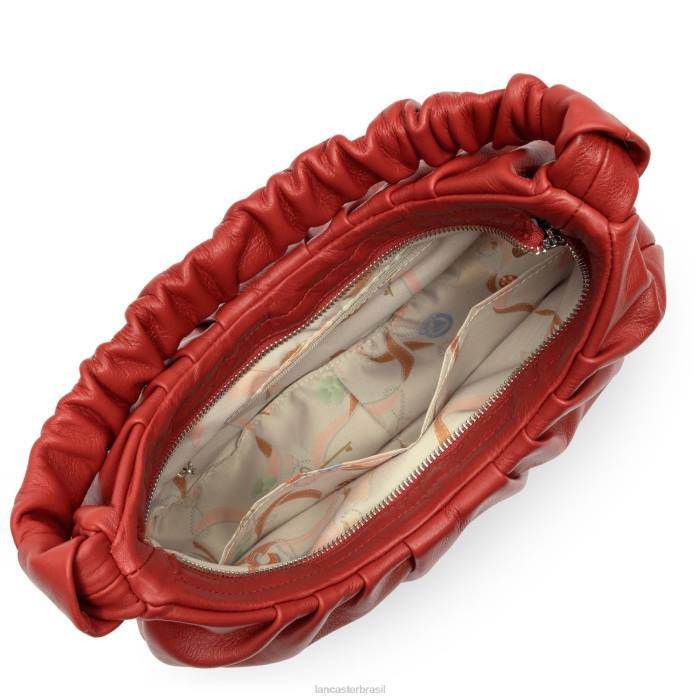 mulheres Lancaster Paris rouge bolsa hobo macia chou chou RBF43260
