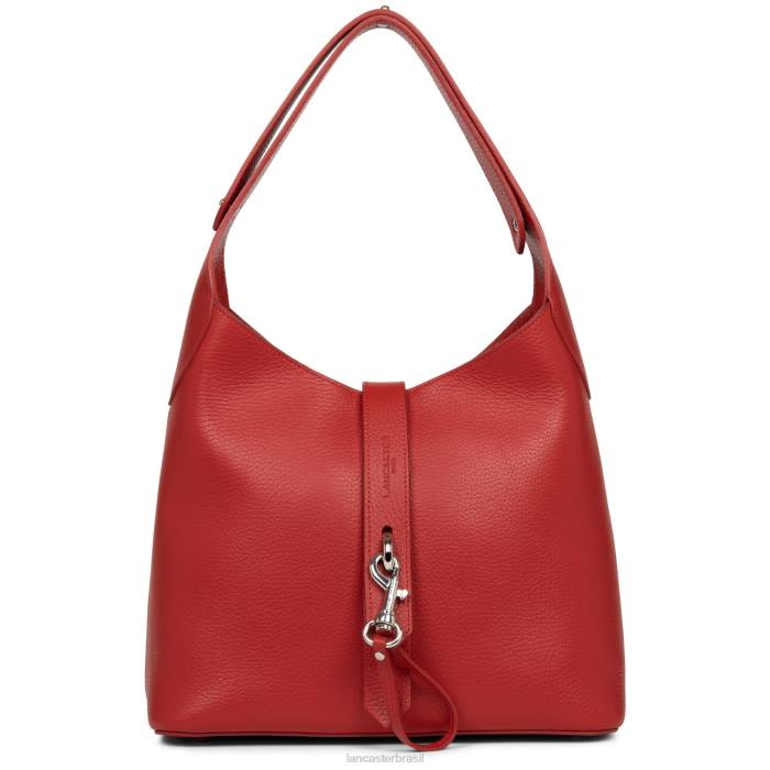 mulheres Lancaster Paris rouge-em-poudre m hobo bag foulonne gancho duplo RBF42951
