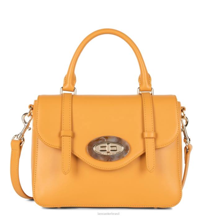 mulheres Lancaster Paris Açafrão bolsa com toque de mármore RBF44248