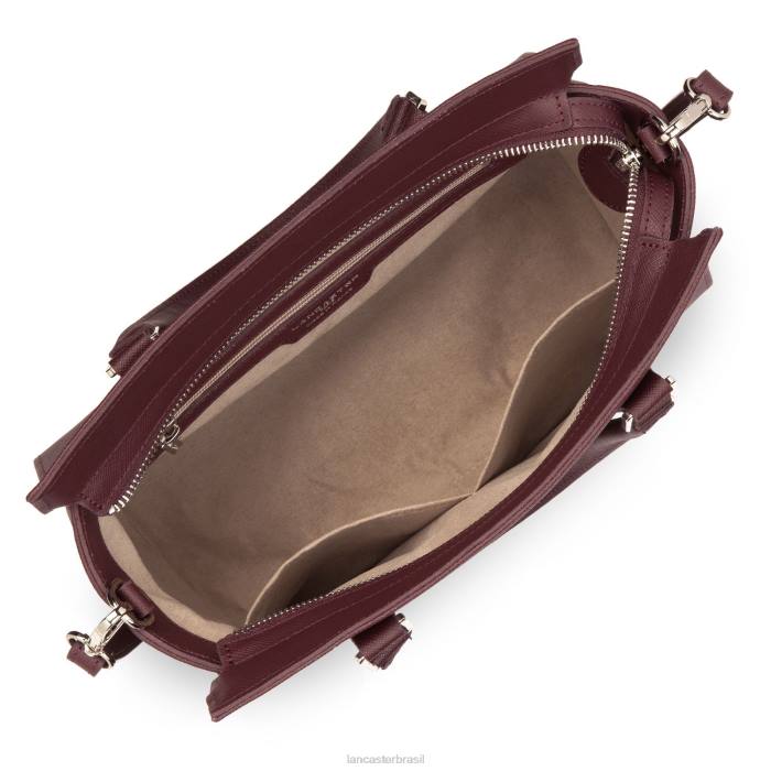mulheres Lancaster Paris Bordéus bolsa saffiano intemporel RBF43723